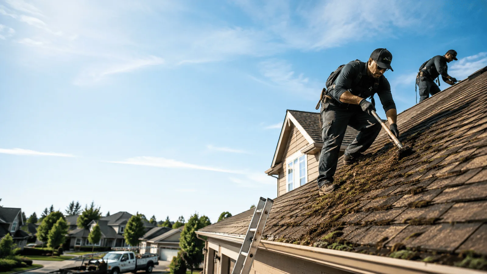 Roof Moss Removal in Union, KY near me
